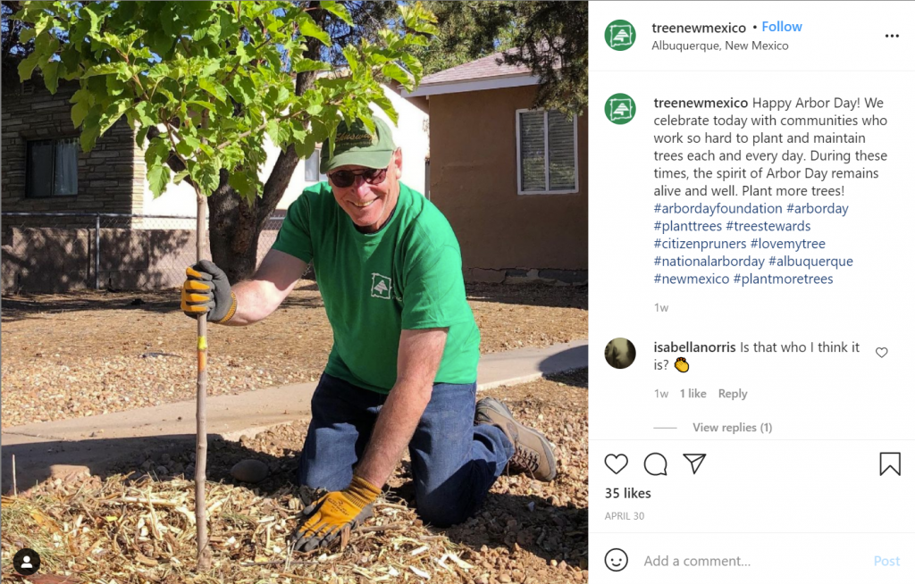Tree New Mexico shares its Arbor Day tree planting efforts